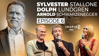 Sylvester Stallone Dolph Lundgren and Arnold Schwarzenegger on stage together IMP Episode 6 [upl. by Stevie]