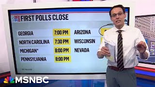 Kornacki breaks down when to expect election results [upl. by Kline]