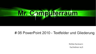 06 Powerpoint Text Gliederung [upl. by Sephira112]