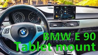 How I did the tablet mount for BMW E90 Cheap and easy [upl. by Josy]