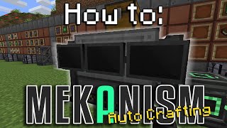 How to Mekanism  Digital Miner amp Auto Crafting Minecraft 1165 [upl. by Ettevy815]