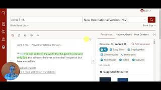 Jody from Bible Gateway demonstrates Bible Gateway Plus with John 316 [upl. by Braswell738]