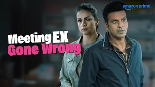 Manoj Bajpayee’s Weird Reunion With His EX in The Family Man 🙃  Prime Video India [upl. by Waly150]