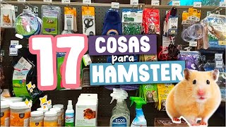 17 COSAS que RECOMIENDO para HAMSTER de la tienda para MASCOTAS PETCO [upl. by Llet]