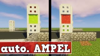 Wie baut man eine funktionierende Ampel in Minecraft  Minecraft Ampel bauen deutsch tutorial [upl. by Zitvaa460]