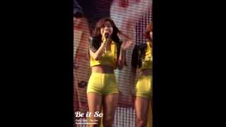 130813 BlueOne Kpop festival Sojin talking part [upl. by Trainer]