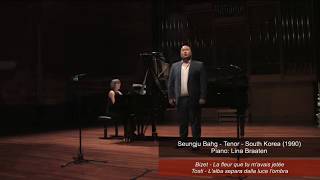 Tenor SeungJu Bahg La fleur que tu mavais jetee 테너 박승주 [upl. by Mullen]