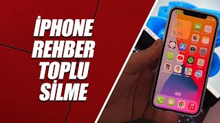 İPHONE REHBER TOPLU SİLME BASİT YÖNTEM [upl. by Notgnihsaw]