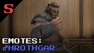 FFXIV Emotes Hrothgar [upl. by Jaquenetta]