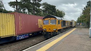 66704 4E21 Felixstowe  Tinsley 050924 [upl. by Duntson757]