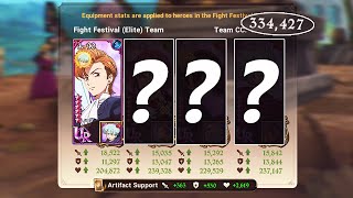 THIS IS THE BEST KING TEAM IN PVP Festival Full Winged King PVP Showcase 7DS Grand Cross [upl. by Anayk742]