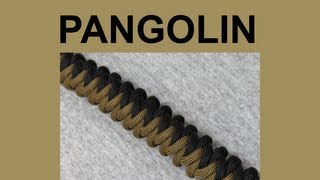 How to make a Pangolin Paracord Bracelet Tutorial Paracord 101 [upl. by Urania]