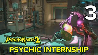 3 Psychic Internship Let’s Play Psychonauts 2 PC w GaLm [upl. by Nnayllas]