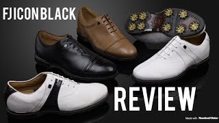 FootJoy Icon Black Golf Shoes Review A Proper Premium Shoe [upl. by Siurad692]