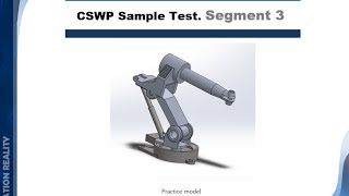 1612 Solidworks Tutorial  CSWP segment 3  Practice Test 1  BWEngineering [upl. by Terri724]