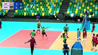 BURUNDI VS KENYA CAVB WOMENS AFRICA NATIONS CHAMPIONSHIP KIGALI 16092021 [upl. by Orit]