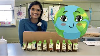 Math matching game made with recycled materials [upl. by Ardnasil905]