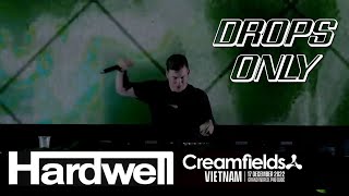 Drops Only 완전히 탈바꿈해서 돌아온 前1위 DJ  Hardwell Creamfields Vietnam Live 하이라이트 [upl. by Rolandson708]