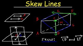 Skew Lines Perpendicular amp Parallel Lines amp Planes Intersecting Lines amp Transversals [upl. by Anderegg655]