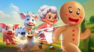 Gingerbread Man  Bedtime Stories for Toddlers  Kids Videos [upl. by Amej176]