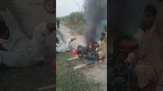 new experiment Diesel engine start with two mans different video trending viral sohrt [upl. by Arised]