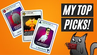 Top 10 MOST FUN Exploding Kittens Cards [upl. by Marcos]