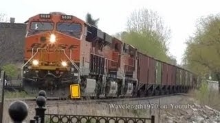 BNSF Westbound Freight Train Pass with Horn amp my 4yr old son [upl. by Ball]