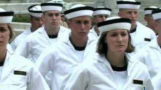 Plebe Summer 2009 Noon Meal Formationflv [upl. by Noramac]