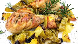 pollo patate e peperoni al forno [upl. by Evered]