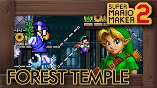 Super Mario Maker 2  Zelda OoT Forest Temple Dungeon [upl. by Ahsyekal]