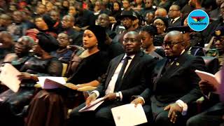 AkufoAddo ExPresidents attend burial service of late AmissahArthur [upl. by Bard]