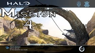 Halo 3  Tsavo Highway  Mission 4 Walkthrough 1080p60fps Xbox One MCC [upl. by Donell]