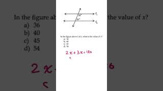 Consecutive Interior Angles shorts maths [upl. by Bernadine147]