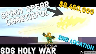 2nd Location Where To Find Kings Sacred Treasure Spirit Spear Chastiefol  Roblox Holy War lll [upl. by Thorne815]