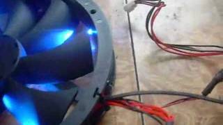 Antec BigBoy 200 mm fan LED mod [upl. by Hartmann]