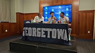 Georgetown Postgame Presser Lehigh [upl. by Anyd11]