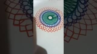 Spirograph drawing drawing spiraldesign pencildrawing [upl. by Emeline]