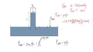 Barometer example problem [upl. by Ssidnak]