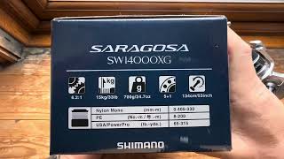 Shimano Saragosa SW14000XGA item no SRG14000SWAXG [upl. by Eppie]