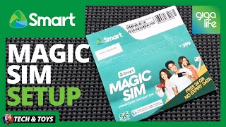 SMART MAGIC SIM PREPAID UNBOXING AND QUICK SETUP IN GIGA LIFE APP [upl. by Oedama]