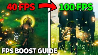 Valheim FPS Increase Fix  GAINED AN INSANE UP TO 39 FPS BOOST [upl. by Alegnaed]