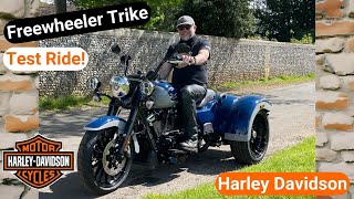 How NOT to ride a Trike I test ride the Harley Davidson Freewheeler Trike new for 2024 [upl. by Jory]