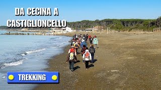 TREKKING  Da Cecina a Castiglioncello  di Sergio Colombini [upl. by Nosahc]