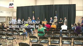 Officials on deadly school shooting in Texas [upl. by Garbe]