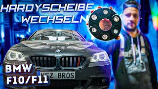 BMW 5er F10 F11  Hardyscheibe  Gelenkscheibe wechseln  Drehmomentwerte  Flex Disc Replacement [upl. by Mathias]