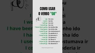 COMO USAR O VERBO “GO” [upl. by Breed]