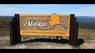 Day 19  SCENIC TOP OF THE WORLD HIGHWAY YUKON TO ALASKA [upl. by Tabina]