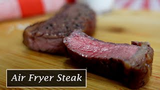 Air Fryer Medium Rare Steak  So Juicy amp Tender [upl. by Yecart]