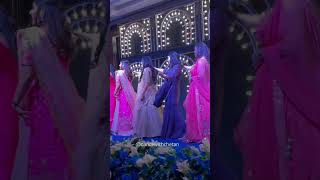 Bride with the bridesmaids dance performance  Tareefan  Dance with Chetan  wedding choreography [upl. by Batsheva]