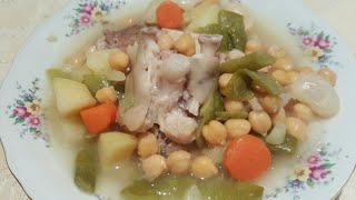 Puchero o cocido de garbanzos en olla GM G [upl. by Onil]